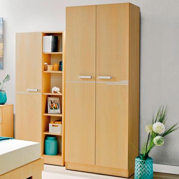 Dulap Linear Ambianta Bravo 80 x 36.5 x 206 / DSP / Cream photo 1