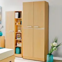 Шкаф Линейный Ambianta Bravo 80 x 36.5см x 206 / ДСП / Кремовый