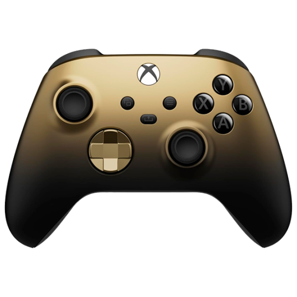 Геймпад Microsoft Gold Shadow Special Edition Беспроводные / 12 buttons / Черный photo 1