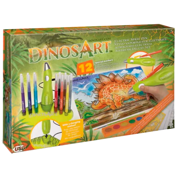 Set de creație DinosArt Electric Spray Pen 15152 7+/ Multicolor photo 1