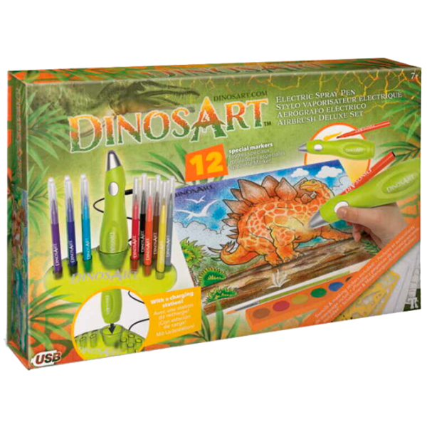 Set de creație DinosArt Electric Spray Pen 15152 7+/ Multicolor photo 1