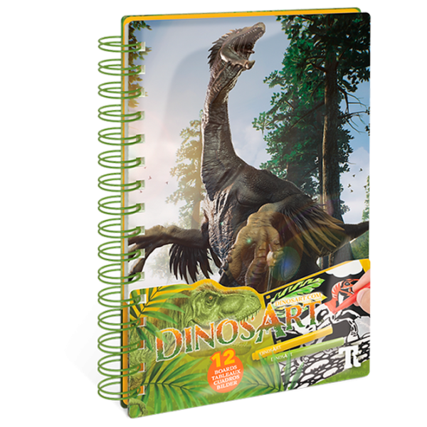 Set de creație DinosArt Velvet Art 15204 7+/ Multicolor photo 1