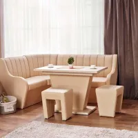 Masă de bucătărie Ambianta Ambasador PAL/ Cream