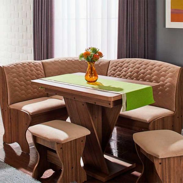 Кухонный стол Ambianta Saxonia ДСП/ Орех photo 1 Кухонный стол Ambianta Saxonia ДСП/ Орех photo 1