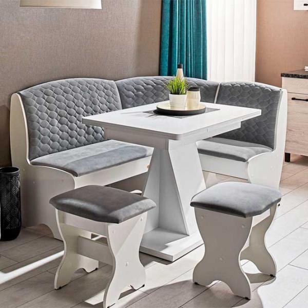 Кухонный стол Ambianta Saxonia ДСП/ Белый photo 1 Кухонный стол Ambianta Saxonia ДСП/ Белый photo 1