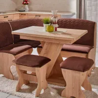 Masă de bucătărie Ambianta Saxonia PAL/ Bardolino