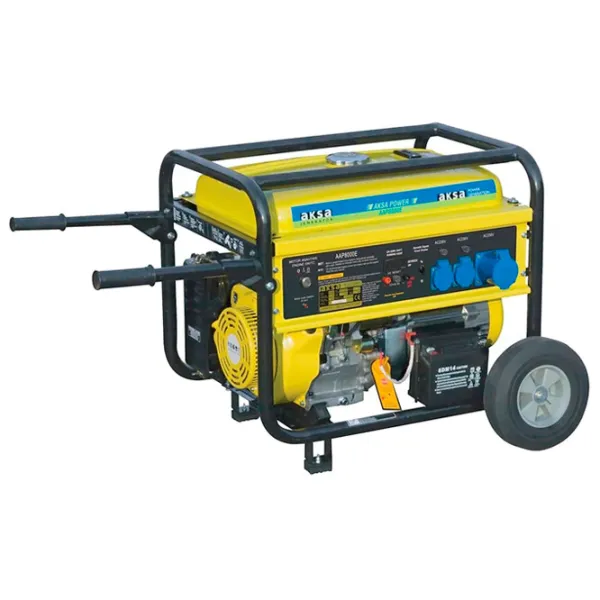 Генератор Aksa AAP 8000 E 200/ 250 В Бензин/ 6 кВт photo 1