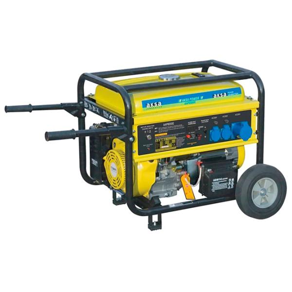 Генератор Aksa AAP 8000 E 200/ 250 В Бензин/ 6 кВт photo 1