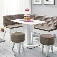 Masă de bucătărie Ambianta Pandora PAL/ White