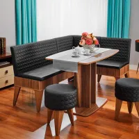 Masă de bucătărie Ambianta Pandora PAL/ Nuc