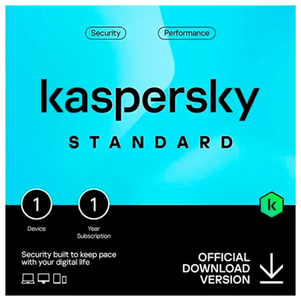 Antivirus KASPERSKY Standard 1 Устройство/ Карточка photo 1
