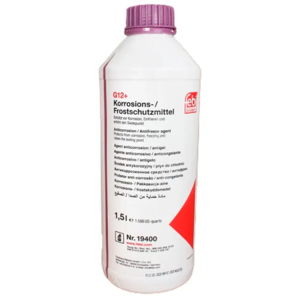 Антифриз FEBI BILSTEIN Concentrat Purple G12+ 382001 1.5 л Сиреневый photo 1