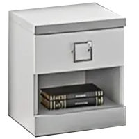 Тумбочки Ambianta Amigo 40.5см x 35см x 42.8см/ ЛДСП/ Серый