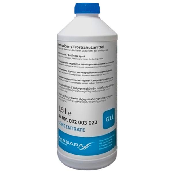 Антифриз Niagara Concentrat Blue G11 00649572 1.5 л Синий photo 1