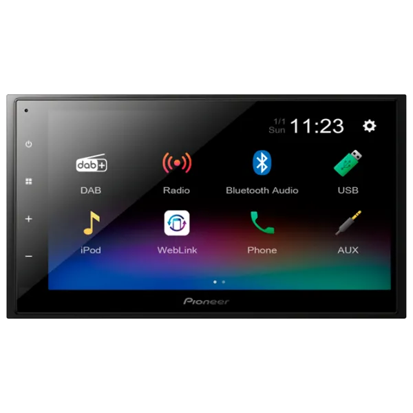 Автомагнитола универсальная 6.8" DMH-A340DAB Black photo 1