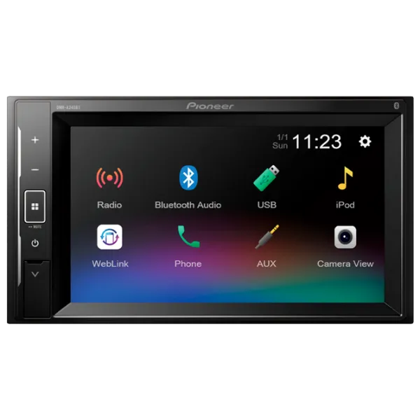 Автомагнитола универсальная 6.2" DMH-A240BT Black photo 1