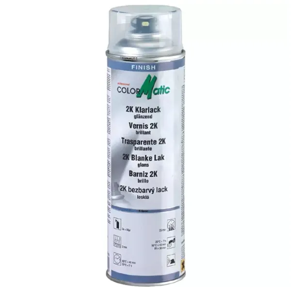 Автомобильный лак ColorMatic 2K Hi-Speed Clear Coat 500 мл/ Для металлических поверхностей photo 1