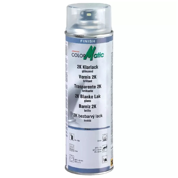 Автомобильный лак ColorMatic 2K Hi-Speed Clear Coat 500 мл/ Для металлических поверхностей photo 1