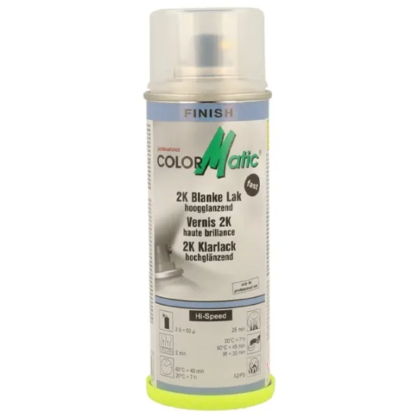 Lac auto ColorMatic 2K Hi-Speed Clear Coat 200 ml/ Pentru suprafețe metalice photo 1