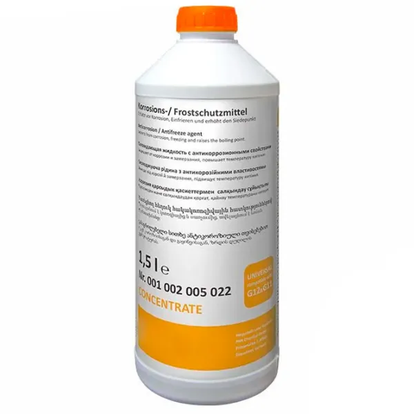 Антифриз Niagara Concentrate Yellow G11/ G12 2005022 1.5 л Желтый photo 1