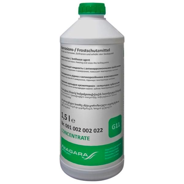 Антифриз Niagara Concentrat Green G11 00649573 1.5 л Зелёный photo 1