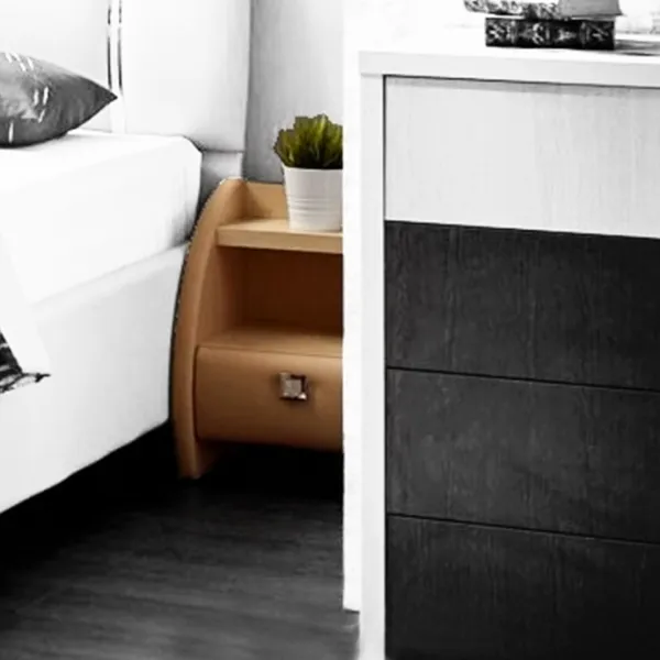 Тумбочки Ambianta Cristal 51см x 45.5см x 36см/ ЛДСП/ Бежевый photo 1 Тумбочки Ambianta Cristal 51см x 45.5см x 36см/ ЛДСП/ Бежевый photo 1