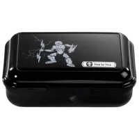 Lunch box Step by Step Strongly Robot 0.9 l/ Plastic/ Black