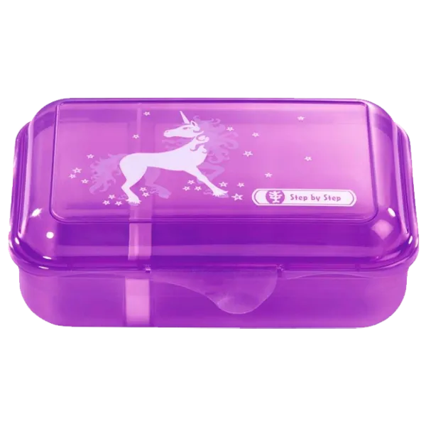 Ланч-бокс Step by Step Unicorn 0.9 л/ Пластик/ Фиолетовый photo 1