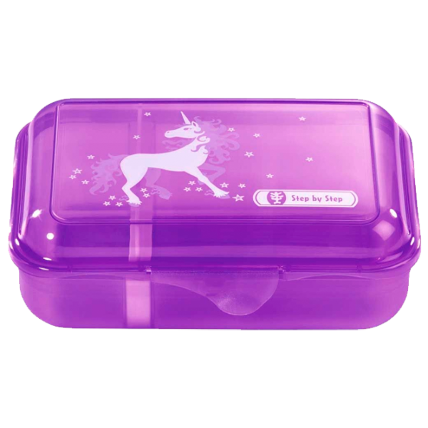 Ланч-бокс Step by Step Unicorn 0.9 л/ Пластик/ Фиолетовый photo 1
