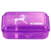 Lunch box Step by Step Unicorn 0.9 l/ Plastic/ Violet