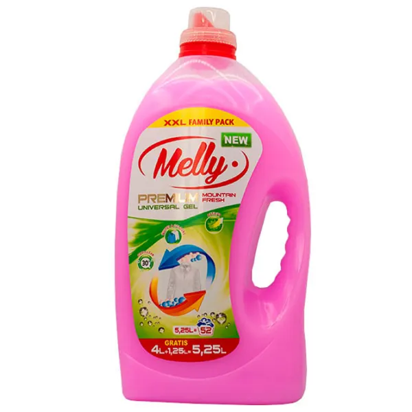 Gel de spălare Melly Premium 2 in 1 Aromatherapy 5.25 kg 5l Număr spălări: 52 photo 1 Gel de spălare Melly Premium 2 in 1 Aromatherapy 5.25 kg 5l Număr spălări: 52 photo 1