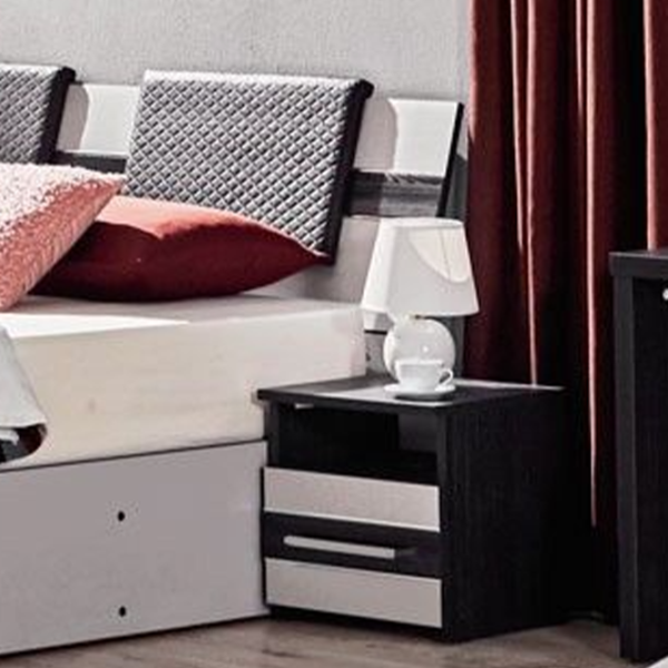 Noptiere Ambianta Fenix 40 x 100 x 35/ PAL/ Black photo 1 Noptiere Ambianta Fenix 40 x 100 x 35/ PAL/ Black photo 1