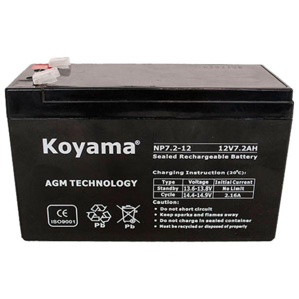Авто аккумулятор Koyama NP7.2-12 7.2 Ач photo 1