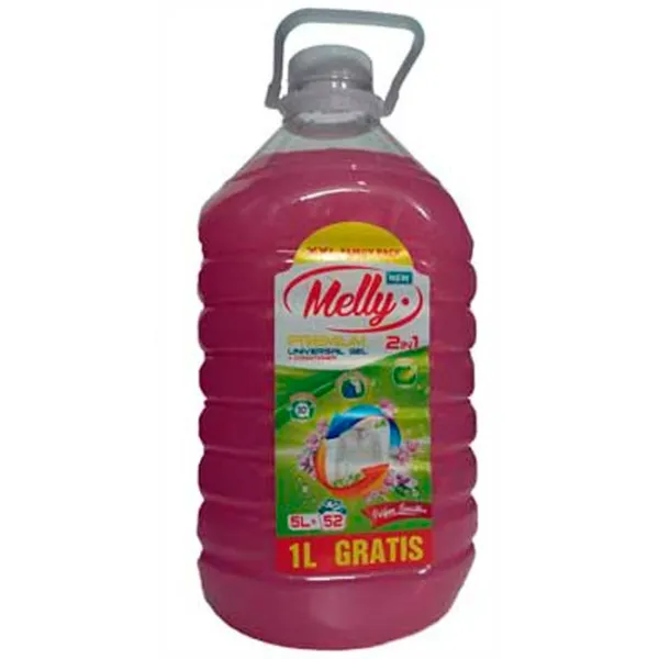 Gel de spălare Melly Sensitive 5 kg  Număr spălări: 52 photo 1 Gel de spălare Melly Sensitive 5 kg  Număr spălări: 52 photo 1