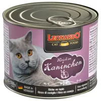 Корм для кошек влажный Leonardo Rabbit 756116 0.2 кг/ Кролик