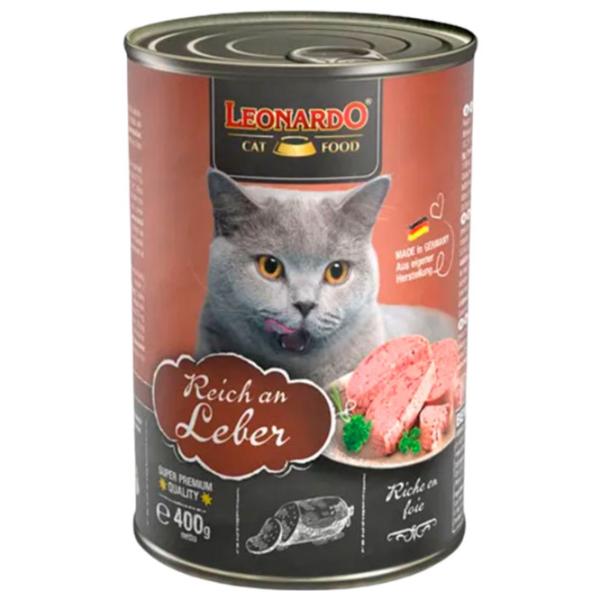 Hrană pentru pisici umedă Leonardo Liver 756236 0.4 kg/ Ficat photo 1 Hrană pentru pisici umedă Leonardo Liver 756236 0.4 kg/ Ficat photo 1