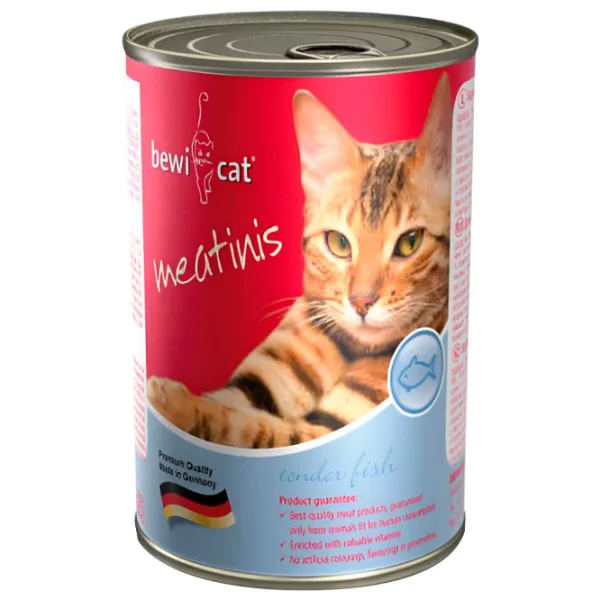 Корм для кошек влажный Bewi Cat Fish 746236 0.4 кг/ Рыба photo 1
