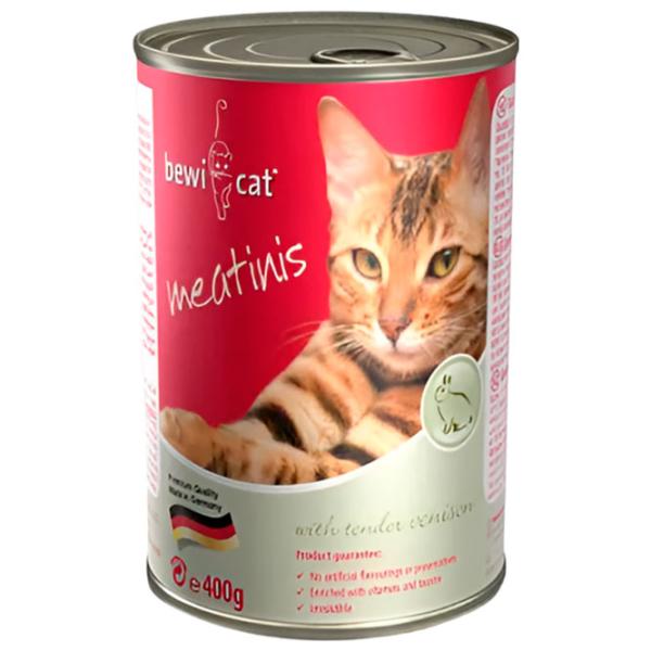 Корм для кошек влажный Bewi Cat Venison 746226 0.4 кг/ Оленина photo 1 Корм для кошек влажный Bewi Cat Venison 746226 0.4 кг/ Оленина photo 1