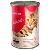 Hrană pentru pisici umedă Bewi Cat Chicken 746216 0.4 kg/ Găină