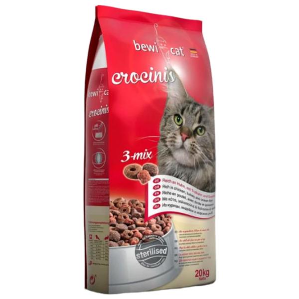 Корм для кошек сухой Bewi Cat Crocinis 3-mix 752715 20 кг/ Курица photo 1 Корм для кошек сухой Bewi Cat Crocinis 3-mix 752715 20 кг/ Курица photo 1