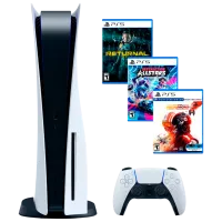 Sony PlayStation 5 + Returnal + Destruction Allstars + StarWars: Squadrons 825 ГБ / Белый