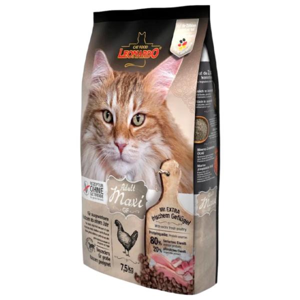 Корм для кошек сухой Leonardo Adult Maxi GF 758825 7.5 кг/ Курица photo 1