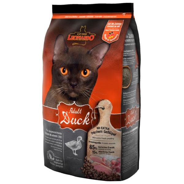 Корм для кошек сухой Leonardo Adult Duck 758235 15 кг/ Утка, рис photo 1 Корм для кошек сухой Leonardo Adult Duck 758235 15 кг/ Утка, рис photo 1