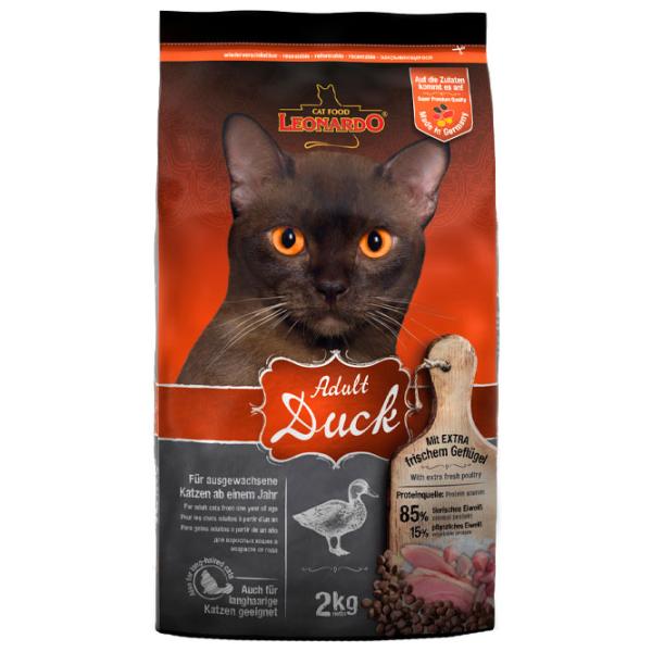 Корм для кошек сухой Leonardo Adult Duck 758235 2 кг/ Утка, рис photo 1 Корм для кошек сухой Leonardo Adult Duck 758235 2 кг/ Утка, рис photo 1