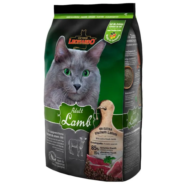 Корм для кошек сухой Leonardo Adult Lamb 758135 15 кг/ Ягненок, рис photo 1