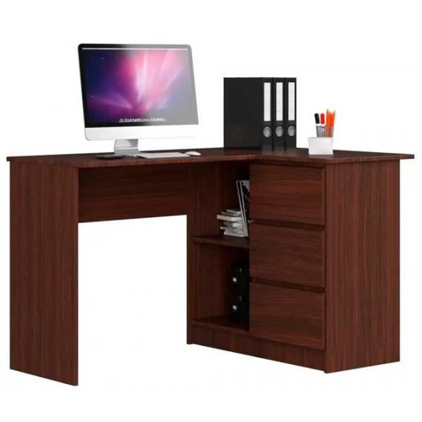 Masă de birou Akord B16 Right PAL/ Wenge photo 1