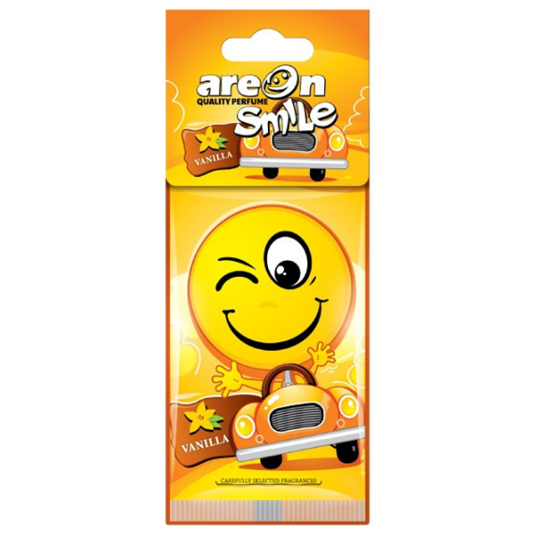 Ароматизатор для авто Areon Smile Dry Ваниль/ на зеркале photo 1 Ароматизатор для авто Areon Smile Dry Ваниль/ на зеркале photo 1