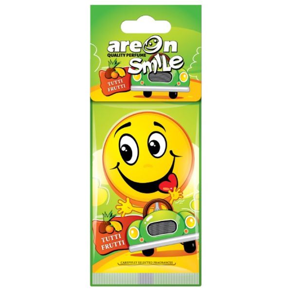Ароматизатор для авто Areon Smile Dry Tutti Frutti/ на зеркале photo 1