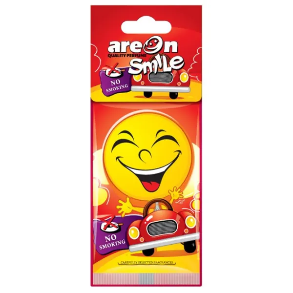 Ароматизатор для авто Areon Smile Dry Не курить/ на зеркале photo 1 Ароматизатор для авто Areon Smile Dry Не курить/ на зеркале photo 1