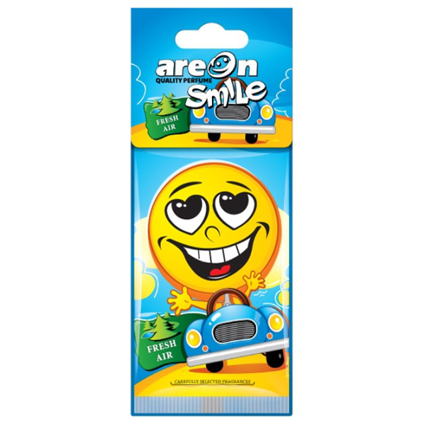 Ароматизатор для авто Areon Smile Dry Свежий воздух/ на зеркале photo 1 Ароматизатор для авто Areon Smile Dry Свежий воздух/ на зеркале photo 1